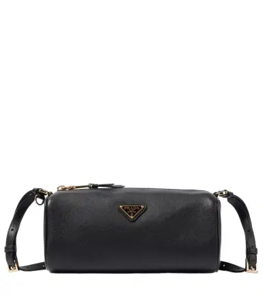 Prada Mini logo leather shoulder bag | Thumbnail 1 Prada Mini logo leather shoulder bag | Thumbnail 1
