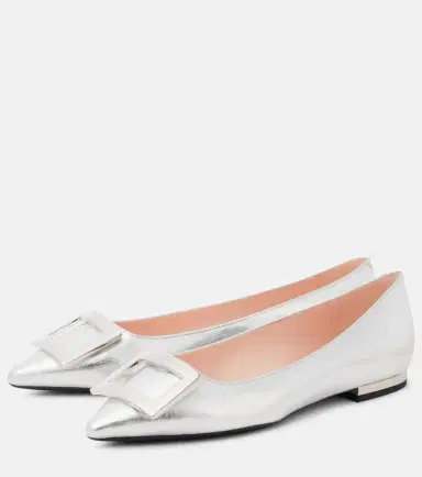 Roger Vivier Metallic leather ballet flats | Thumbnail 5 Roger Vivier Metallic leather ballet flats | Thumbnail 5