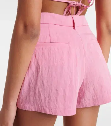 Blumarine Floral-appliqué gabardine shorts | Thumbnail 4 Blumarine Floral-appliqué gabardine shorts | Thumbnail 4