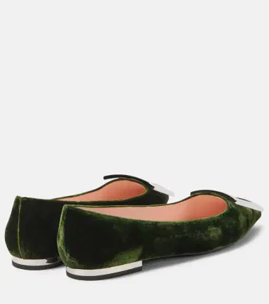 Roger Vivier Faux fur-trimmed ballet flats | Thumbnail 4 Roger Vivier Faux fur-trimmed ballet flats | Thumbnail 4