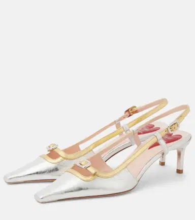 Roger Vivier Viv' Canard 55 metallic leather pumps | Thumbnail 2 Roger Vivier Viv' Canard 55 metallic leather pumps | Thumbnail 2