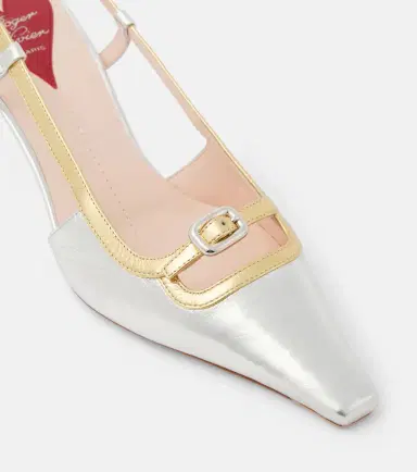 Roger Vivier Viv' Canard 55 metallic leather pumps | Thumbnail 3 Roger Vivier Viv' Canard 55 metallic leather pumps | Thumbnail 3
