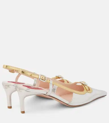 Roger Vivier Viv' Canard 55 metallic leather pumps | Thumbnail 4 Roger Vivier Viv' Canard 55 metallic leather pumps | Thumbnail 4