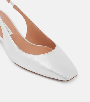 Aquazzura Very Bow leather slingback pumps | Thumbnail 4 Aquazzura Very Bow leather slingback pumps | Thumbnail 4