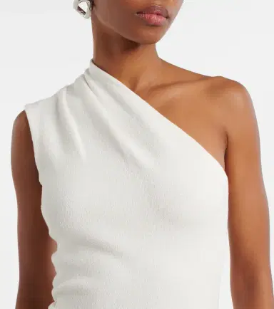 Proenza Schouler Cora one-shoulder crêpe chiffon maxi dress | Thumbnail 5 Proenza Schouler Cora one-shoulder crêpe chiffon maxi dress | Thumbnail 5