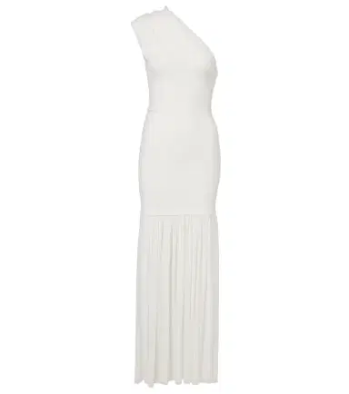 Proenza Schouler Cora one-shoulder crêpe chiffon maxi dress | Thumbnail 1 Proenza Schouler Cora one-shoulder crêpe chiffon maxi dress | Thumbnail 1