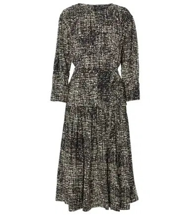 Proenza Schouler Harlow printed crêpe midi dress | Thumbnail 1 Proenza Schouler Harlow printed crêpe midi dress | Thumbnail 1