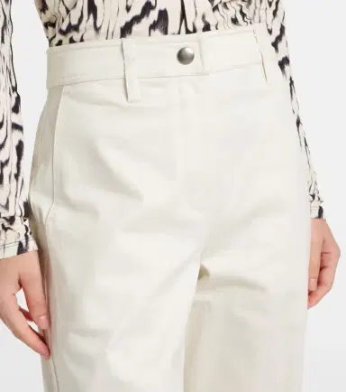 Proenza Schouler White Label Cait cotton-blend tapered pants | Thumbnail 4 Proenza Schouler White Label Cait cotton-blend tapered pants | Thumbnail 4
