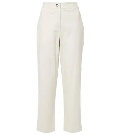 Proenza Schouler White Label Cait cotton-blend tapered pants | Thumbnail 1 Proenza Schouler White Label Cait cotton-blend tapered pants | Thumbnail 1