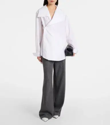 Proenza Schouler Violet mid-rise wide-leg pants | Thumbnail 2 Proenza Schouler Violet mid-rise wide-leg pants | Thumbnail 2