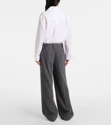 Proenza Schouler Violet mid-rise wide-leg pants | Thumbnail 5 Proenza Schouler Violet mid-rise wide-leg pants | Thumbnail 5