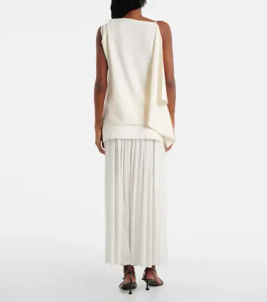 Proenza Schouler Alyssa draped crêpe top | Thumbnail 2 Proenza Schouler Alyssa draped crêpe top | Thumbnail 2