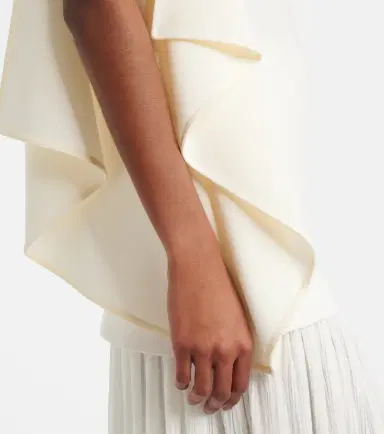 Proenza Schouler Alyssa draped crêpe top | Thumbnail 4 Proenza Schouler Alyssa draped crêpe top | Thumbnail 4