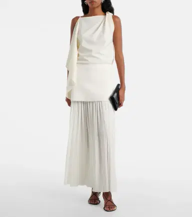 Proenza Schouler Alyssa draped crêpe top | Thumbnail 5 Proenza Schouler Alyssa draped crêpe top | Thumbnail 5
