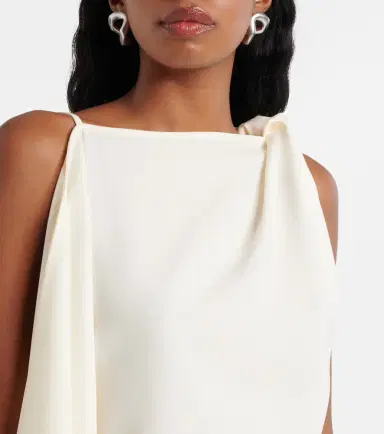 Proenza Schouler Alyssa draped crêpe top | Thumbnail 6 Proenza Schouler Alyssa draped crêpe top | Thumbnail 6