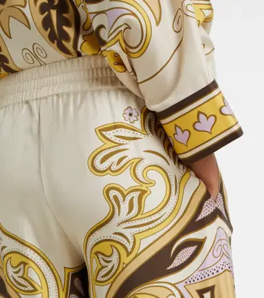 La DoubleJ Spells Placée printed silk twill palazzo pants | Thumbnail 3 La DoubleJ Spells Placée printed silk twill palazzo pants | Thumbnail 3