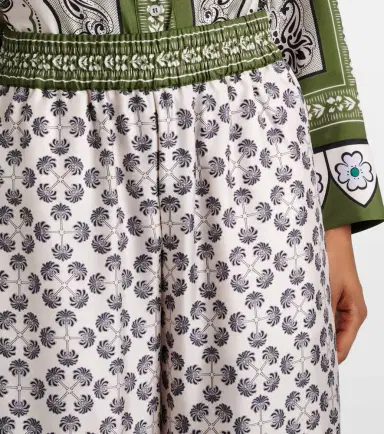 La DoubleJ Printed silk twill palazzo pants | Thumbnail 4 La DoubleJ Printed silk twill palazzo pants | Thumbnail 4