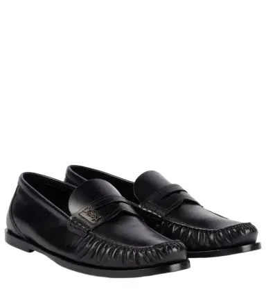 Saint Laurent Laurent leather penny loafers | Thumbnail 1 Saint Laurent Laurent leather penny loafers | Thumbnail 1
