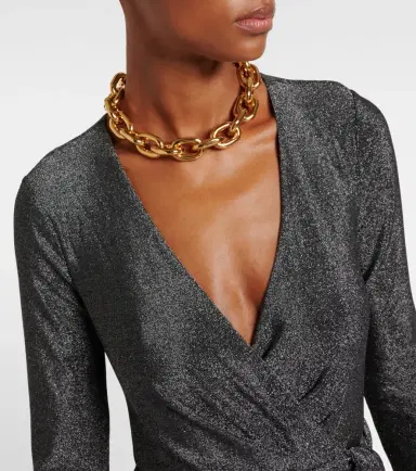 Diane von Furstenberg Cosima Two lamé jumpsuit | Thumbnail 8 Diane von Furstenberg Cosima Two lamé jumpsuit | Thumbnail 8