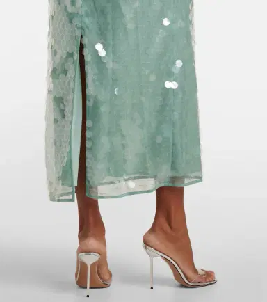 Staud Casey sequined strapless maxi dress | Thumbnail 5 Staud Casey sequined strapless maxi dress | Thumbnail 5