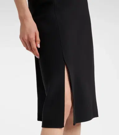 Bottega Veneta One-shoulder crêpe midi dress | Thumbnail 2 Bottega Veneta One-shoulder crêpe midi dress | Thumbnail 2