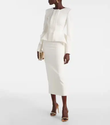 Roland Mouret Crêpe jacket | Thumbnail 2 Roland Mouret Crêpe jacket | Thumbnail 2