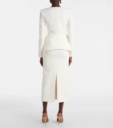 Roland Mouret Crêpe jacket | Thumbnail 3 Roland Mouret Crêpe jacket | Thumbnail 3