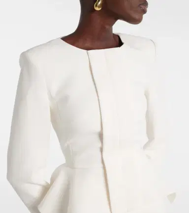Roland Mouret Crêpe jacket | Thumbnail 4 Roland Mouret Crêpe jacket | Thumbnail 4