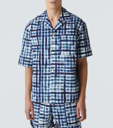 Bottega Veneta Gingham cotton bowling shirt | Thumbnail 2 Bottega Veneta Gingham cotton bowling shirt | Thumbnail 2