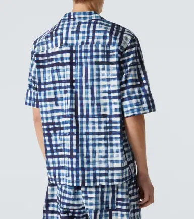 Bottega Veneta Gingham cotton bowling shirt | Thumbnail 3 Bottega Veneta Gingham cotton bowling shirt | Thumbnail 3