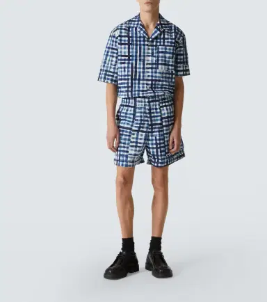 Bottega Veneta Gingham cotton bowling shirt | Thumbnail 4 Bottega Veneta Gingham cotton bowling shirt | Thumbnail 4