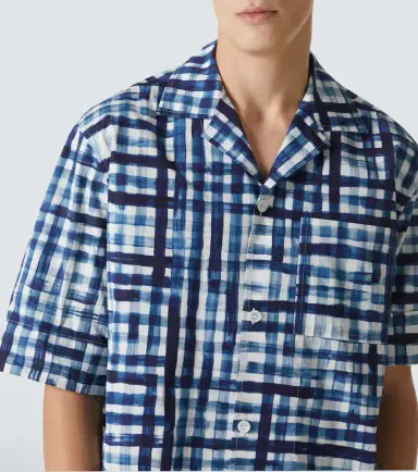 Bottega Veneta Gingham cotton bowling shirt | Thumbnail 5 Bottega Veneta Gingham cotton bowling shirt | Thumbnail 5