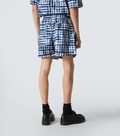 Bottega Veneta Gingham cotton Bermuda shorts | Thumbnail 3 Bottega Veneta Gingham cotton Bermuda shorts | Thumbnail 3