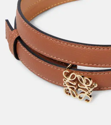 Loewe Anagram leather belt | Thumbnail 2 Loewe Anagram leather belt | Thumbnail 2