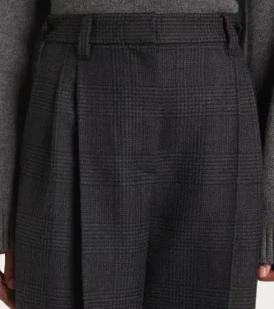 Brunello Cucinelli High-rise wool wide-leg pants | Thumbnail 4 Brunello Cucinelli High-rise wool wide-leg pants | Thumbnail 4