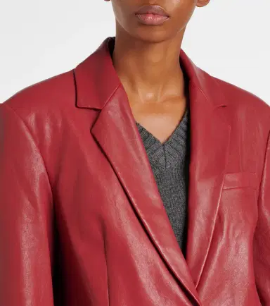 Brunello Cucinelli Leather Blazer | Thumbnail 5 Brunello Cucinelli Leather Blazer | Thumbnail 5