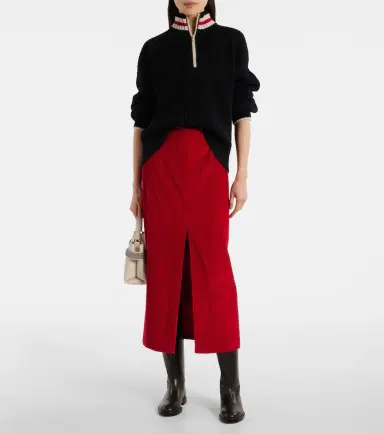 Brunello Cucinelli Cotton midi skirt | Thumbnail 2 Brunello Cucinelli Cotton midi skirt | Thumbnail 2