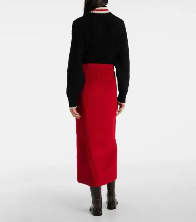 Brunello Cucinelli Cotton midi skirt | Thumbnail 4 Brunello Cucinelli Cotton midi skirt | Thumbnail 4