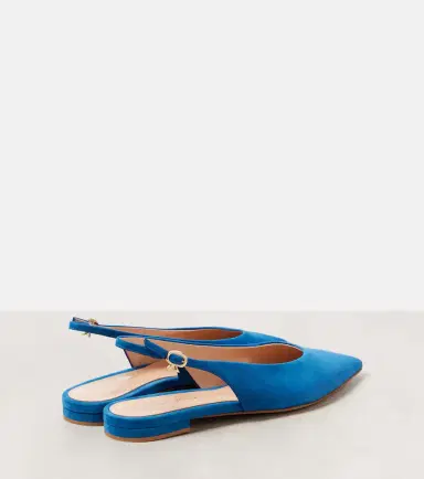 Gianvito Rossi Suede slingback flats | Thumbnail 3 Gianvito Rossi Suede slingback flats | Thumbnail 3