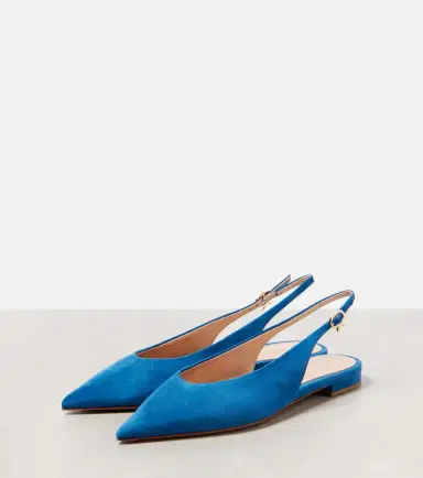 Gianvito Rossi Suede slingback flats | Thumbnail 4 Gianvito Rossi Suede slingback flats | Thumbnail 4