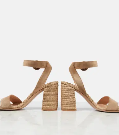 Gianvito Rossi 85 suede espadrille sandals | Thumbnail 4 Gianvito Rossi 85 suede espadrille sandals | Thumbnail 4