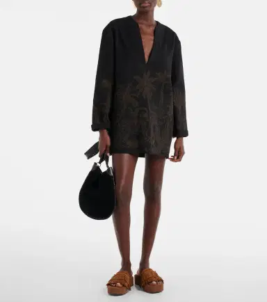 Gianvito Rossi Fringed suede slides | Thumbnail 2 Gianvito Rossi Fringed suede slides | Thumbnail 2