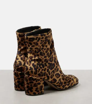 Gianvito Rossi Joelle 70 leopard-print velvet ankle boots | Thumbnail 4 Gianvito Rossi Joelle 70 leopard-print velvet ankle boots | Thumbnail 4