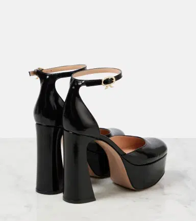 Gianvito Rossi Bessie 100 patent leather platform pumps | Thumbnail 3 Gianvito Rossi Bessie 100 patent leather platform pumps | Thumbnail 3