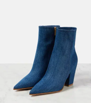 Gianvito Rossi Keinna 85 denim ankle boots | Thumbnail 2 Gianvito Rossi Keinna 85 denim ankle boots | Thumbnail 2