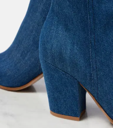 Gianvito Rossi Keinna 85 denim ankle boots | Thumbnail 3 Gianvito Rossi Keinna 85 denim ankle boots | Thumbnail 3