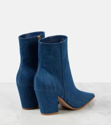 Gianvito Rossi Keinna 85 denim ankle boots | Thumbnail 4 Gianvito Rossi Keinna 85 denim ankle boots | Thumbnail 4