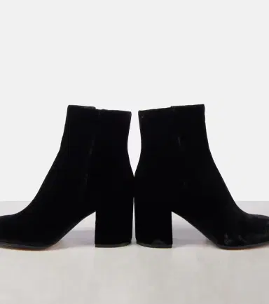 Gianvito Rossi Joelle 70 velvet booties | Thumbnail 4 Gianvito Rossi Joelle 70 velvet booties | Thumbnail 4