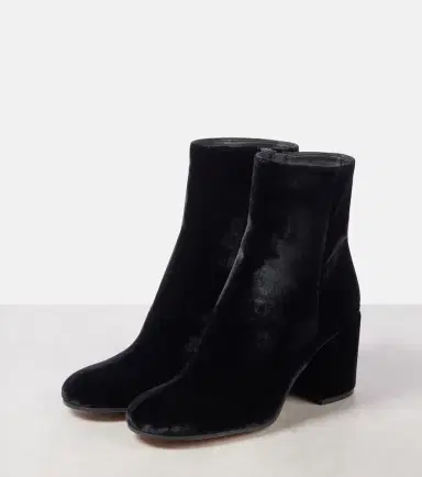 Gianvito Rossi Joelle 70 velvet booties | Thumbnail 5 Gianvito Rossi Joelle 70 velvet booties | Thumbnail 5
