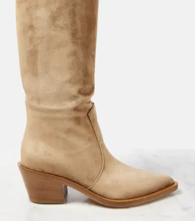 Gianvito Rossi Waylon suede cowboy boots | Thumbnail 5 Gianvito Rossi Waylon suede cowboy boots | Thumbnail 5